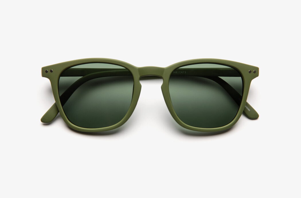 B+D Square Military Green Front
